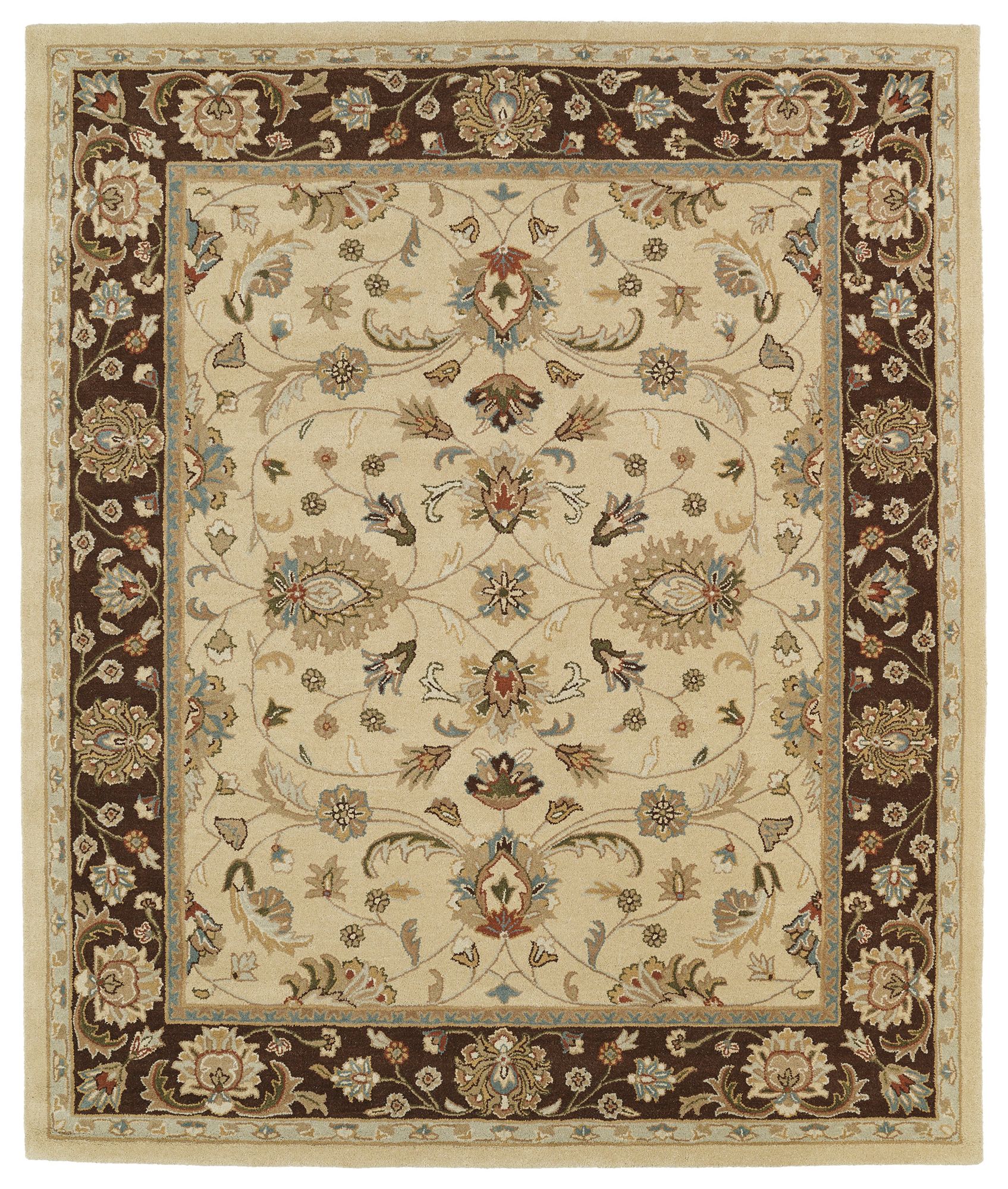 Kaleen Taj TAJ08-05 Gold Wool Area Rug 