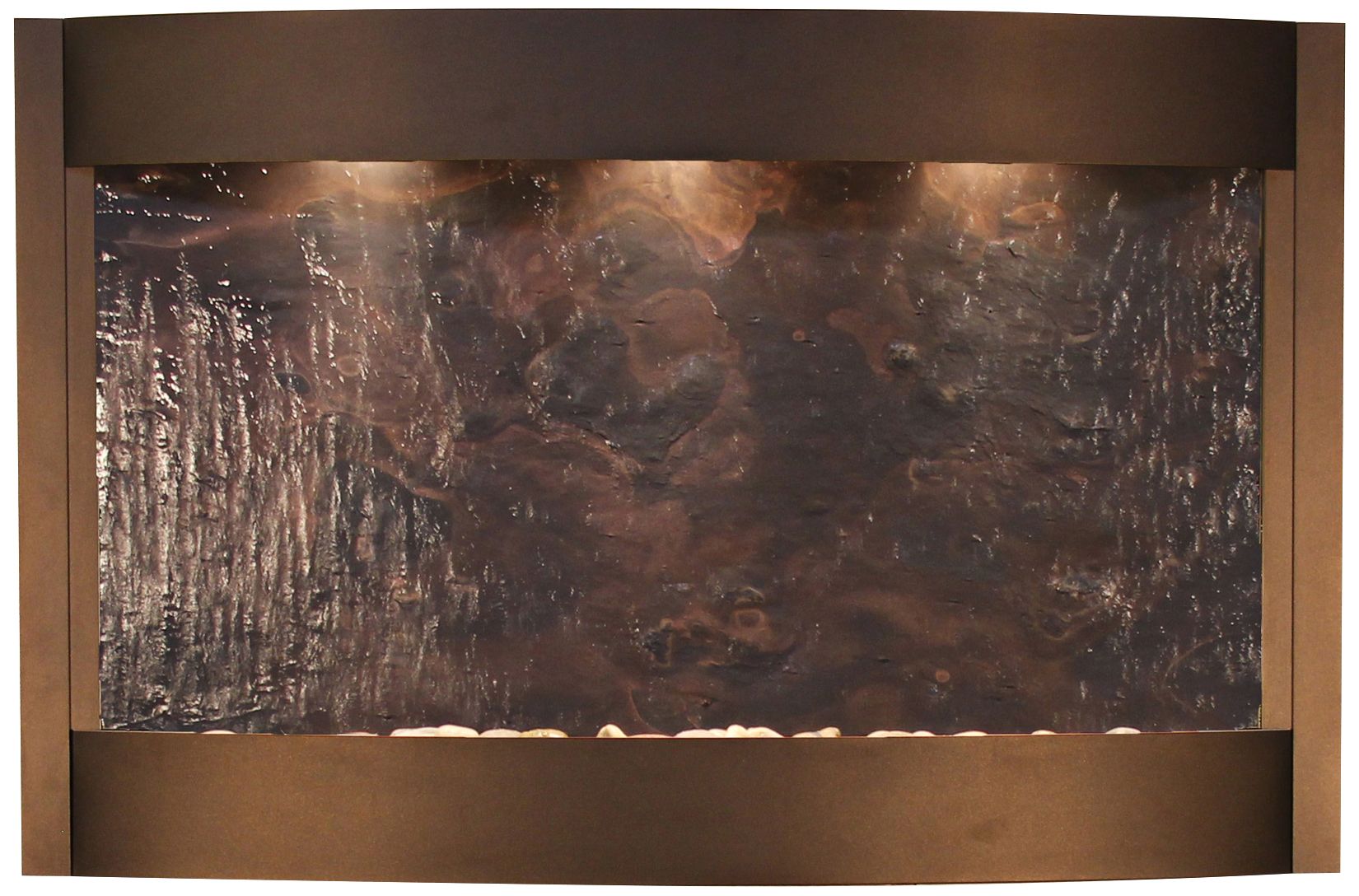 Calming Waters Featherstone Antique Bronze Wall Fountain