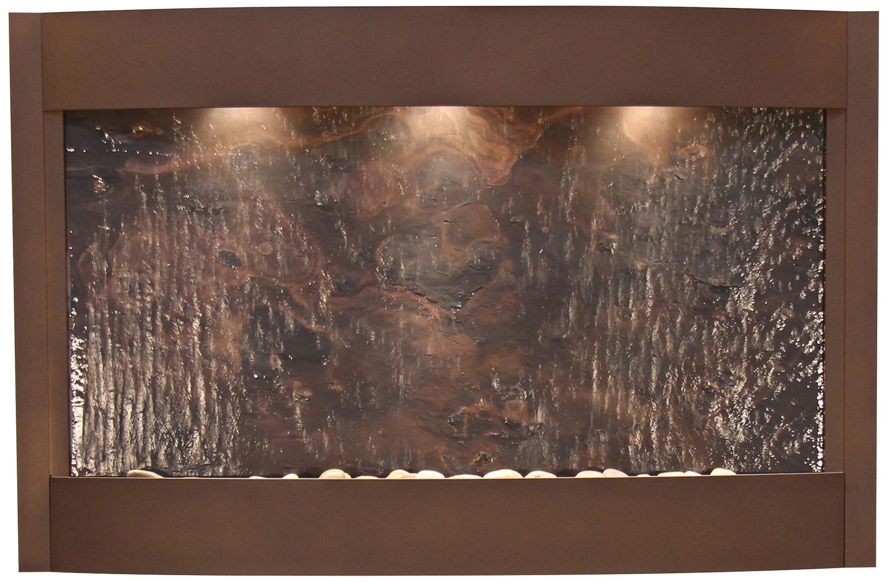 Calming Waters Featherstone Woodland Brown Wall Fountain