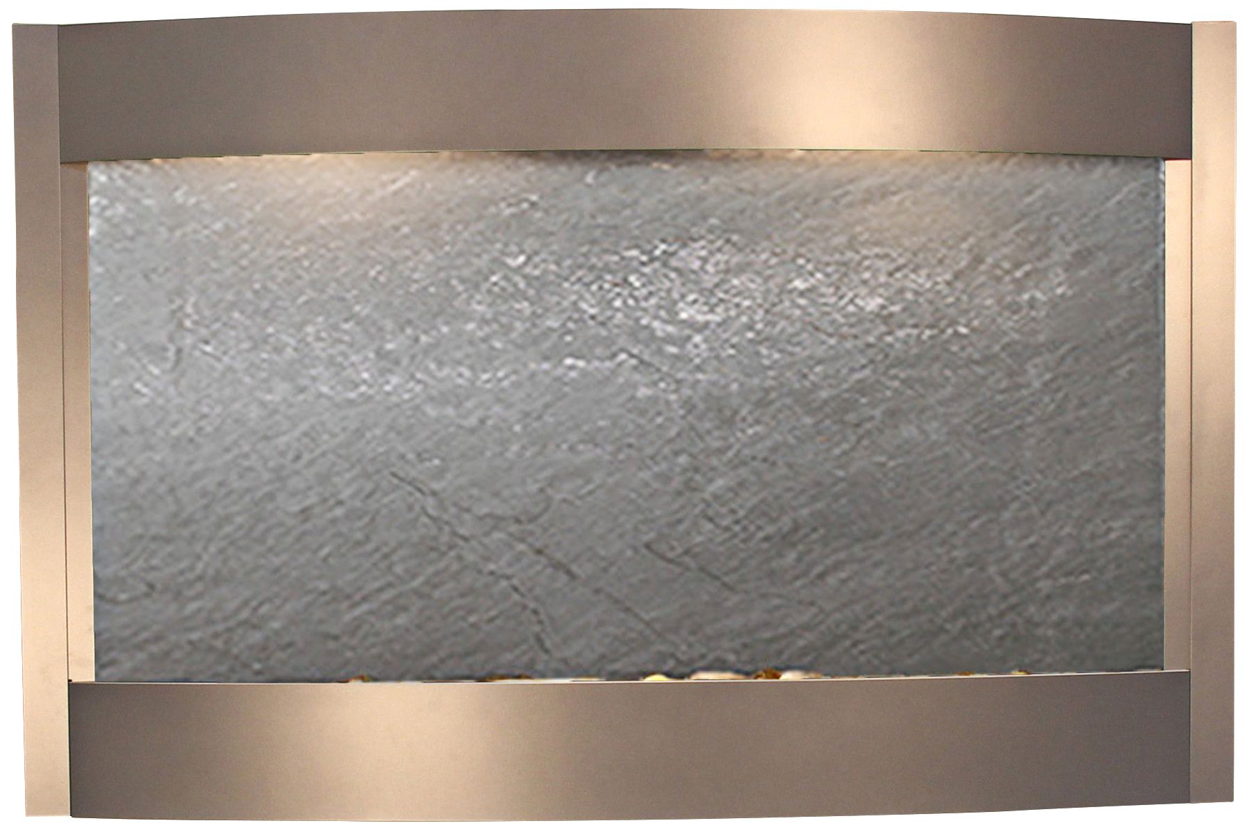 Calming Waters 53 1/2" Wide Black Stone Modern Fountain