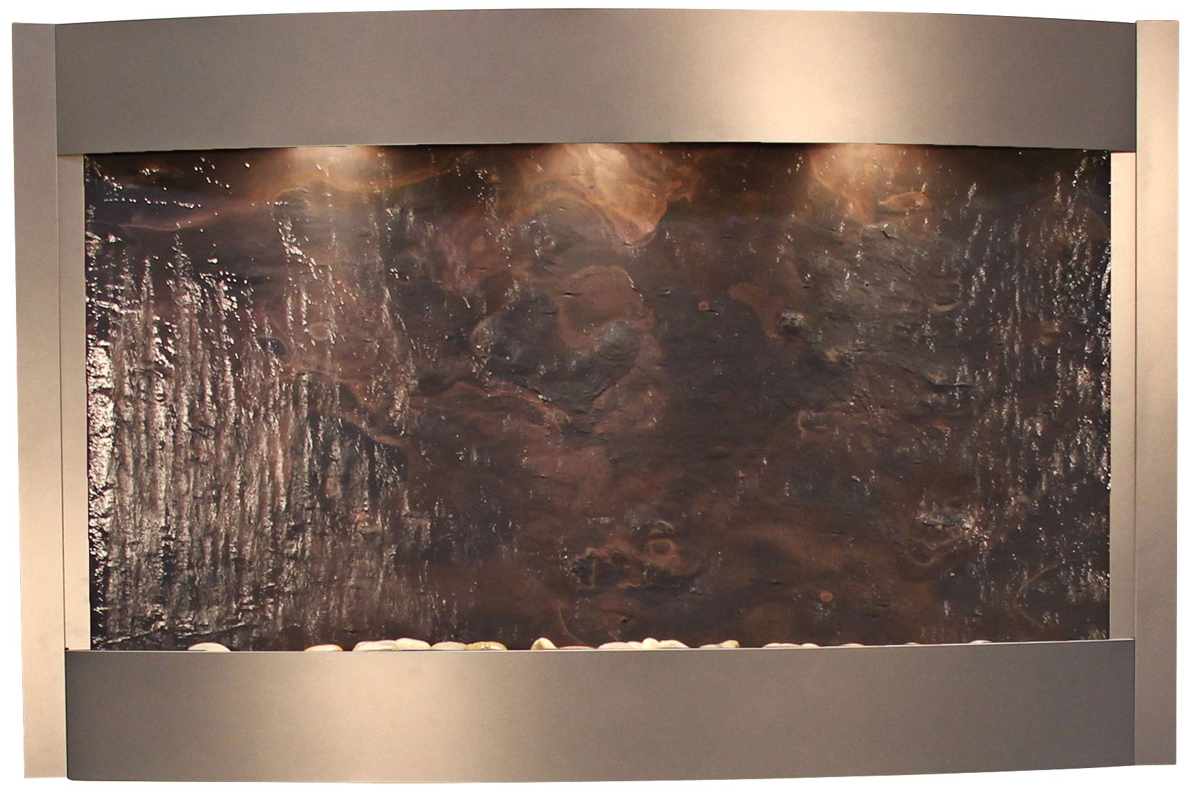 Calming Waters 53 1/2" Wide Modern Stone Wall Fountain