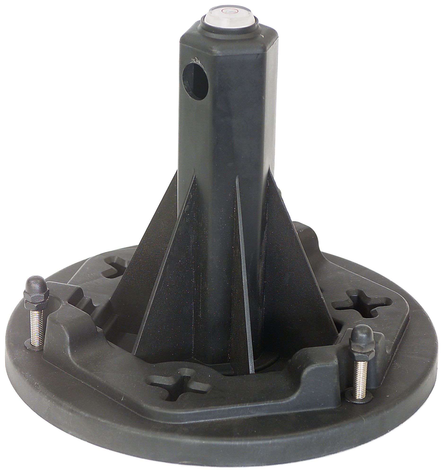 EZ Anchor Black Solar Lamp Post Base 6V489 Lamps Plus