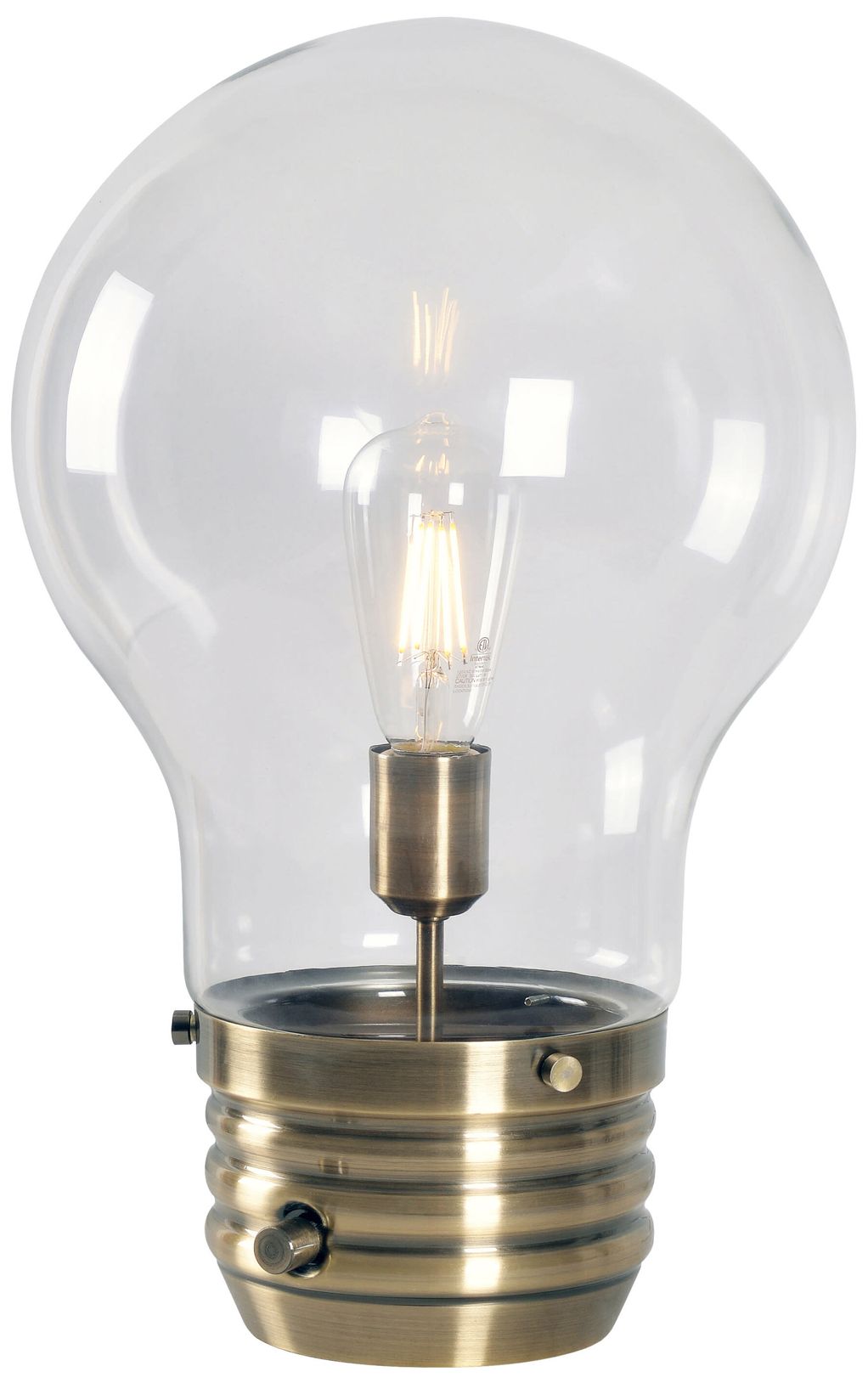 Light Bulb18" High Accent Table Lamp by Kenroy Home