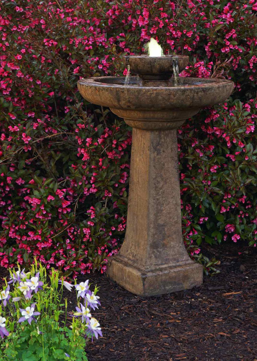 Henri Studio 36"H Relic Lava Aquarius Cast Stone Fountain