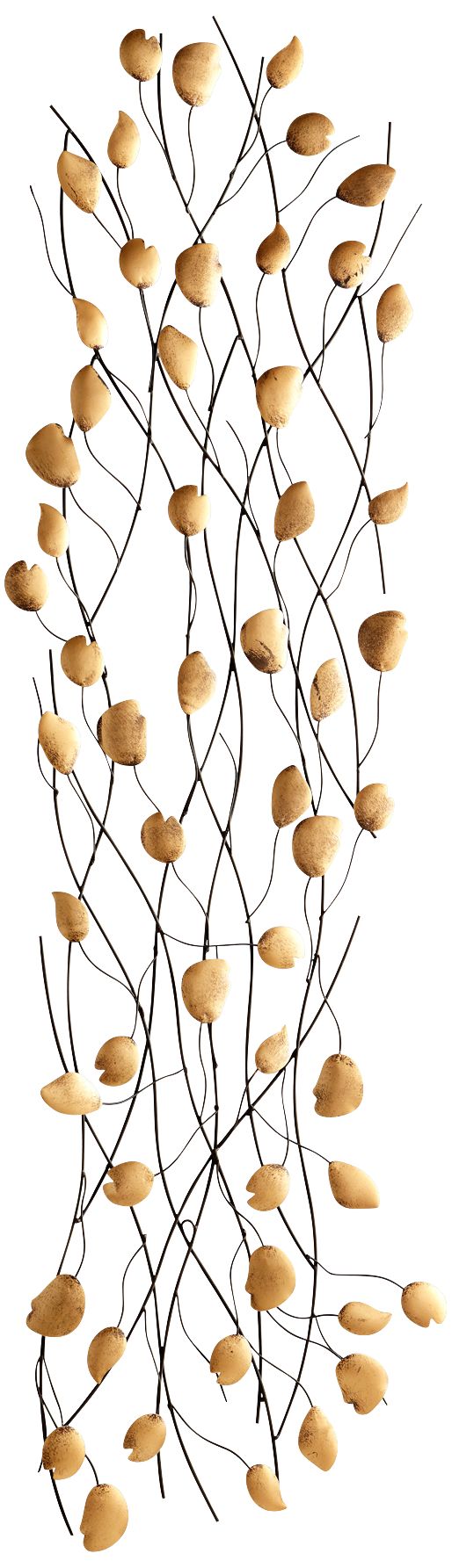 Gilded Vine Gold 61 1/2" High Wall Art