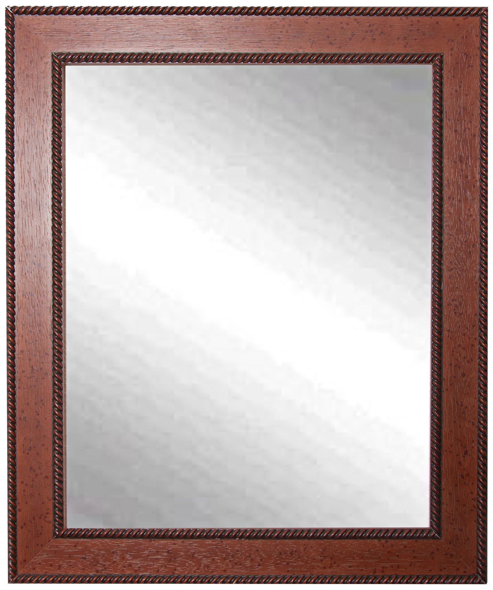 Minden Western Rope 25" x 31" Rectangular Wall Mirror