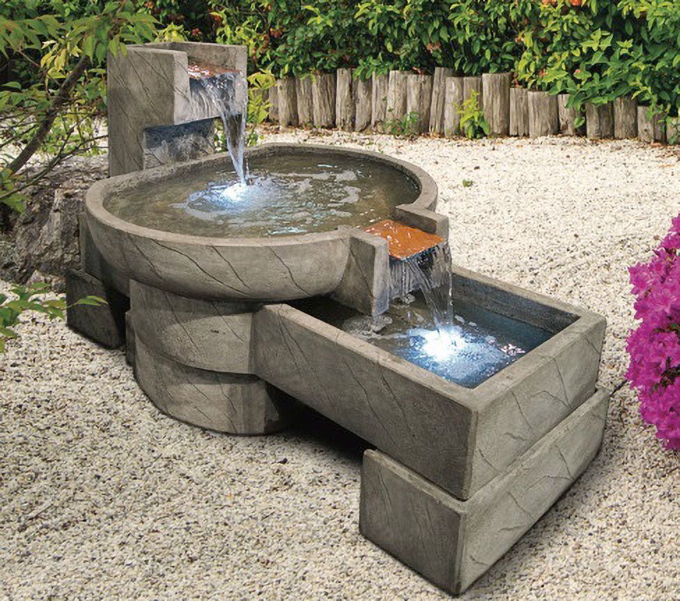 Neostone 31 1/2" High Cascade Pool Garden Fountain