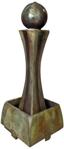 Henri Studio 60" High Relic Nebbia Tall Hourglass Fountain