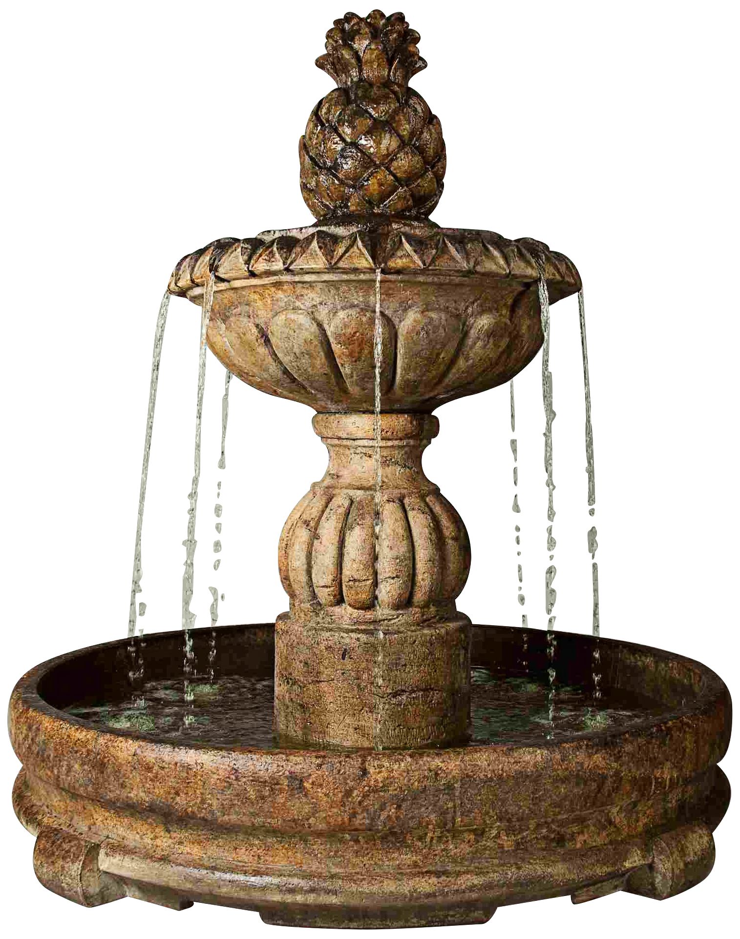 Henri Studio Relic Lava 56" High Pina Cascada Fountain