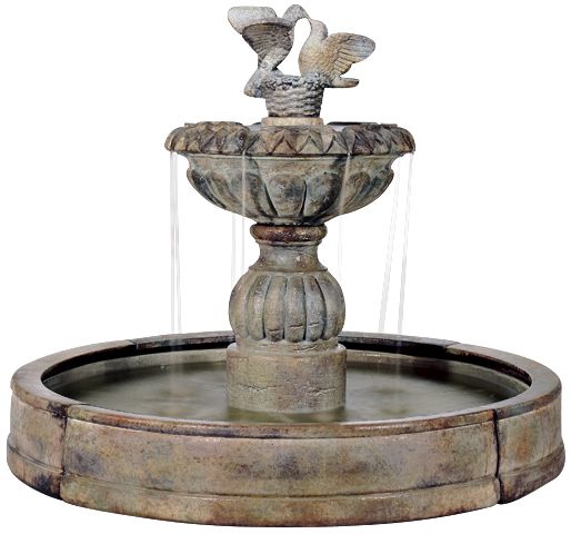 Fumato Paloma Cascada 56" Large Courtyard Garden Fountain