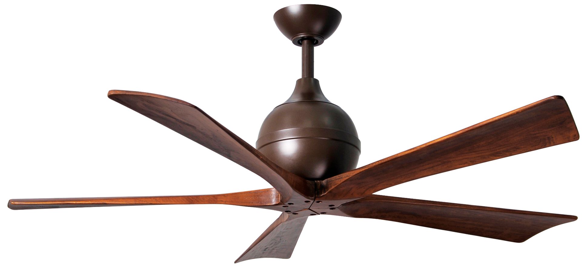 52" Matthews Irene 5Blade Walnut Bronze Ceiling Fan 6X811 Lamps