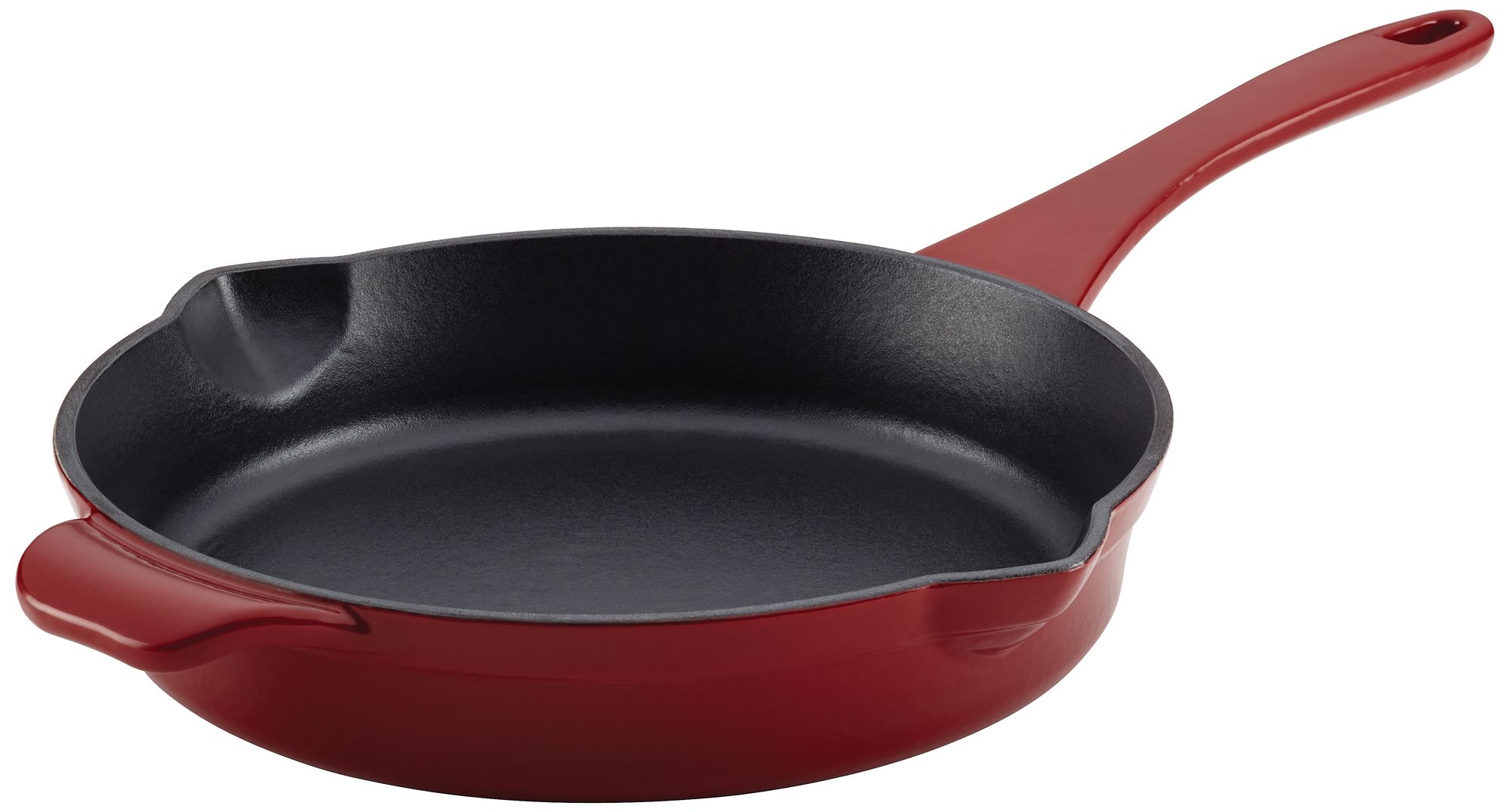 Anolon Vesta Cast Iron Cookware Paprika Red 10" Skillet