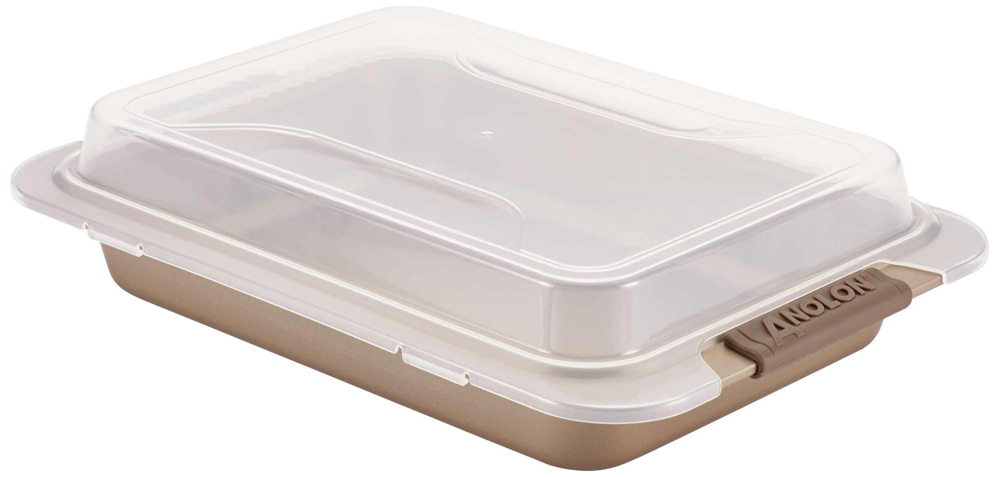 Anolon Advanced Bronze 9" x 13" Nonstick Covered Cake Pan