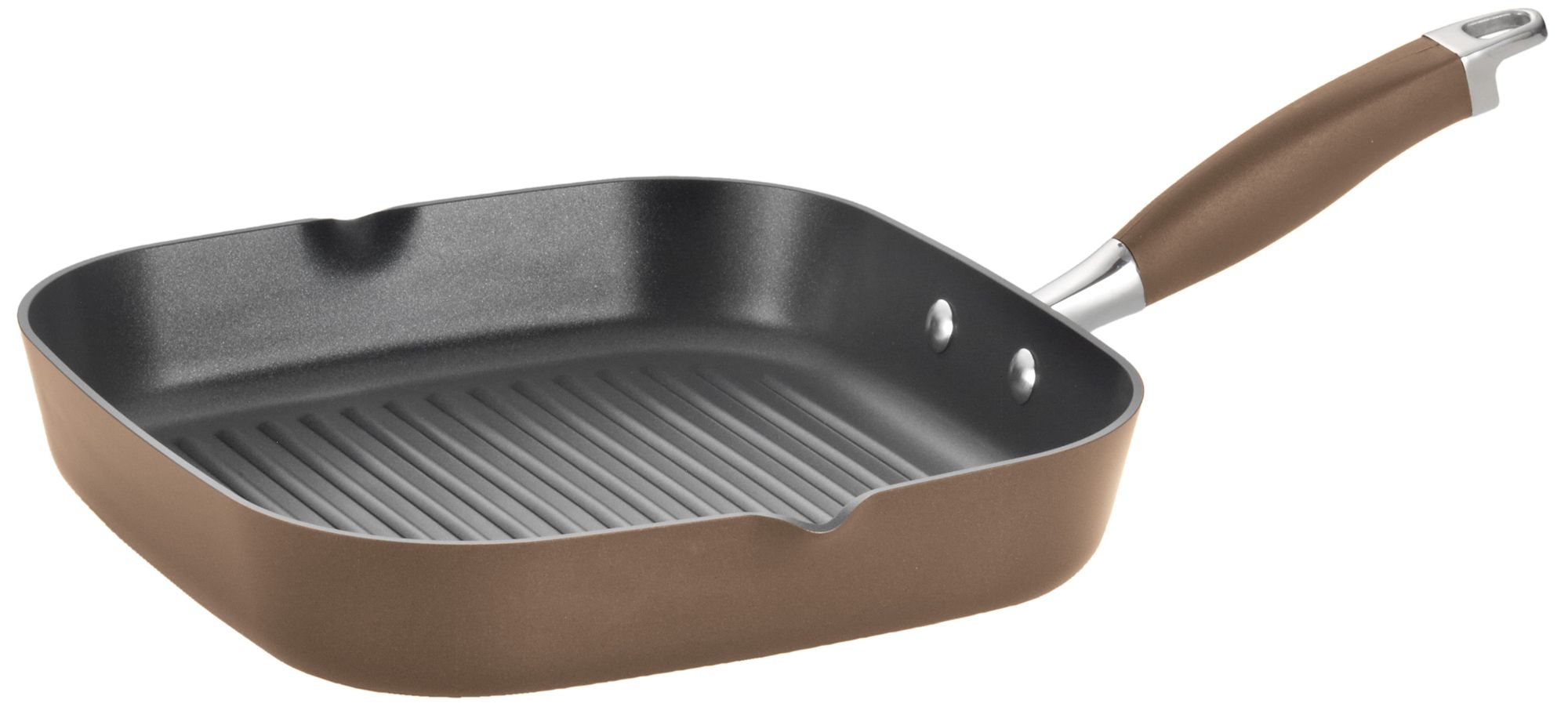 Anolon Advanced Bronze Nonstick 11" Deep Square Grill Pan