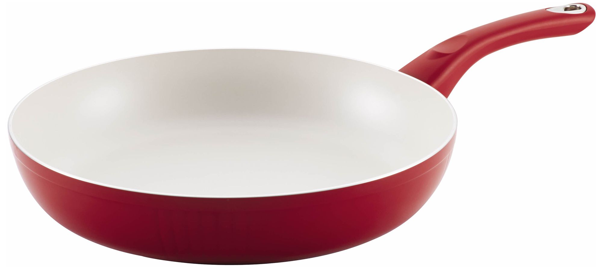 Farberware Red Nonstick Aluminum 12" Deep Skillet