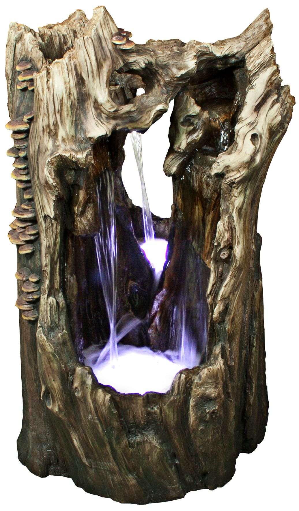Rainforest 38" High Narrow Waterfall Fountain with Light