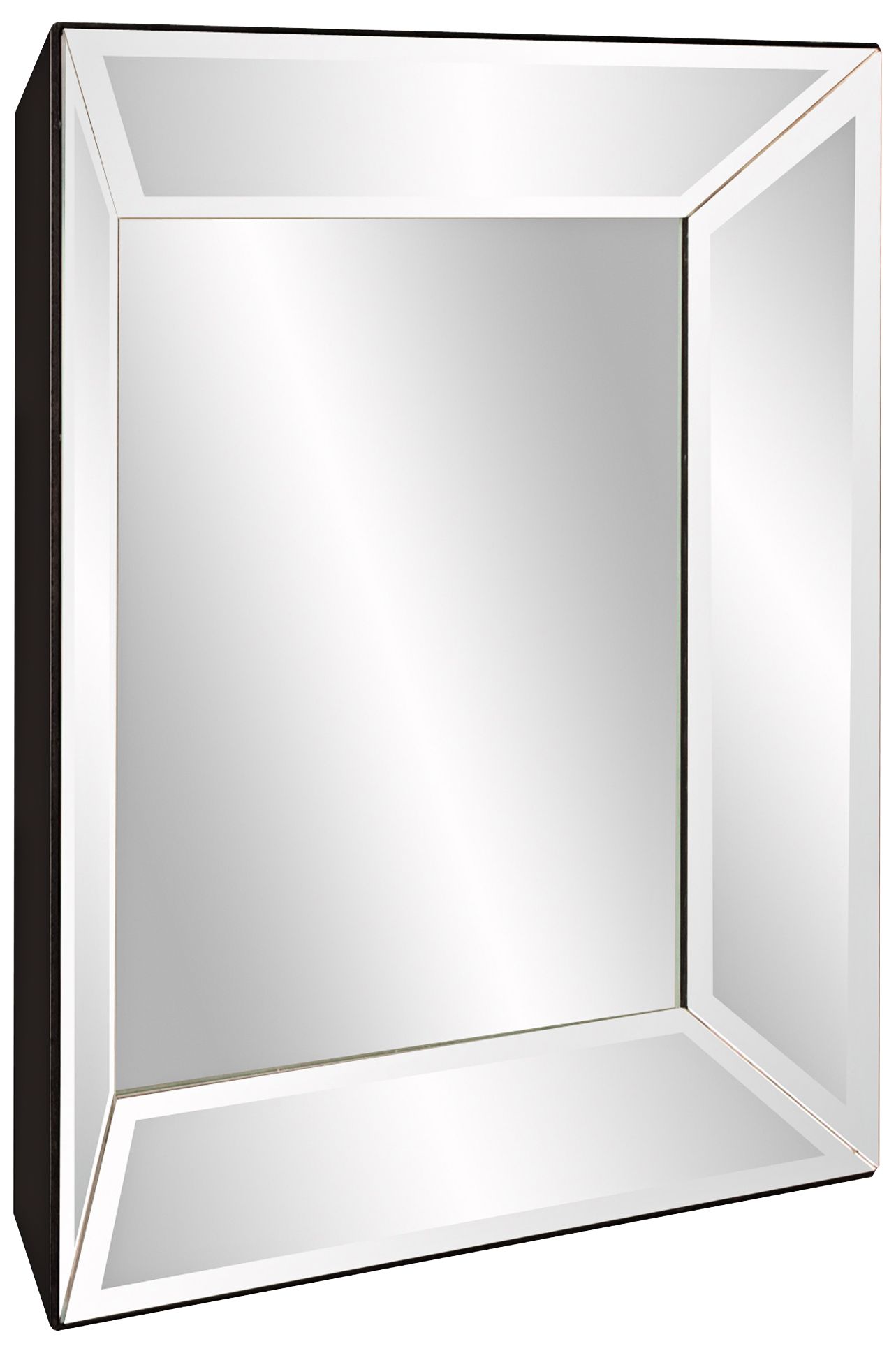 Howard Elliott Vogue Clear 24" Square Inward Wall Mirror