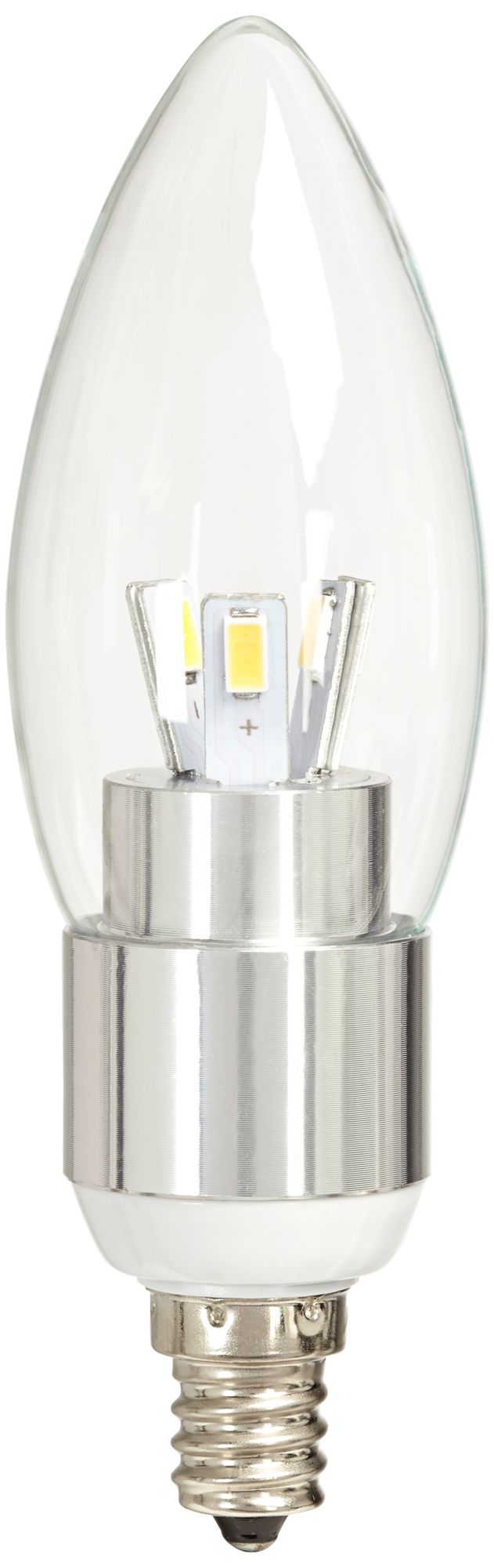 40W Equivalent Clear 5W LED 12 Volt Candelabra Bulb