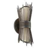Blink 14&quot; High French Iron Outdoor Wall Light