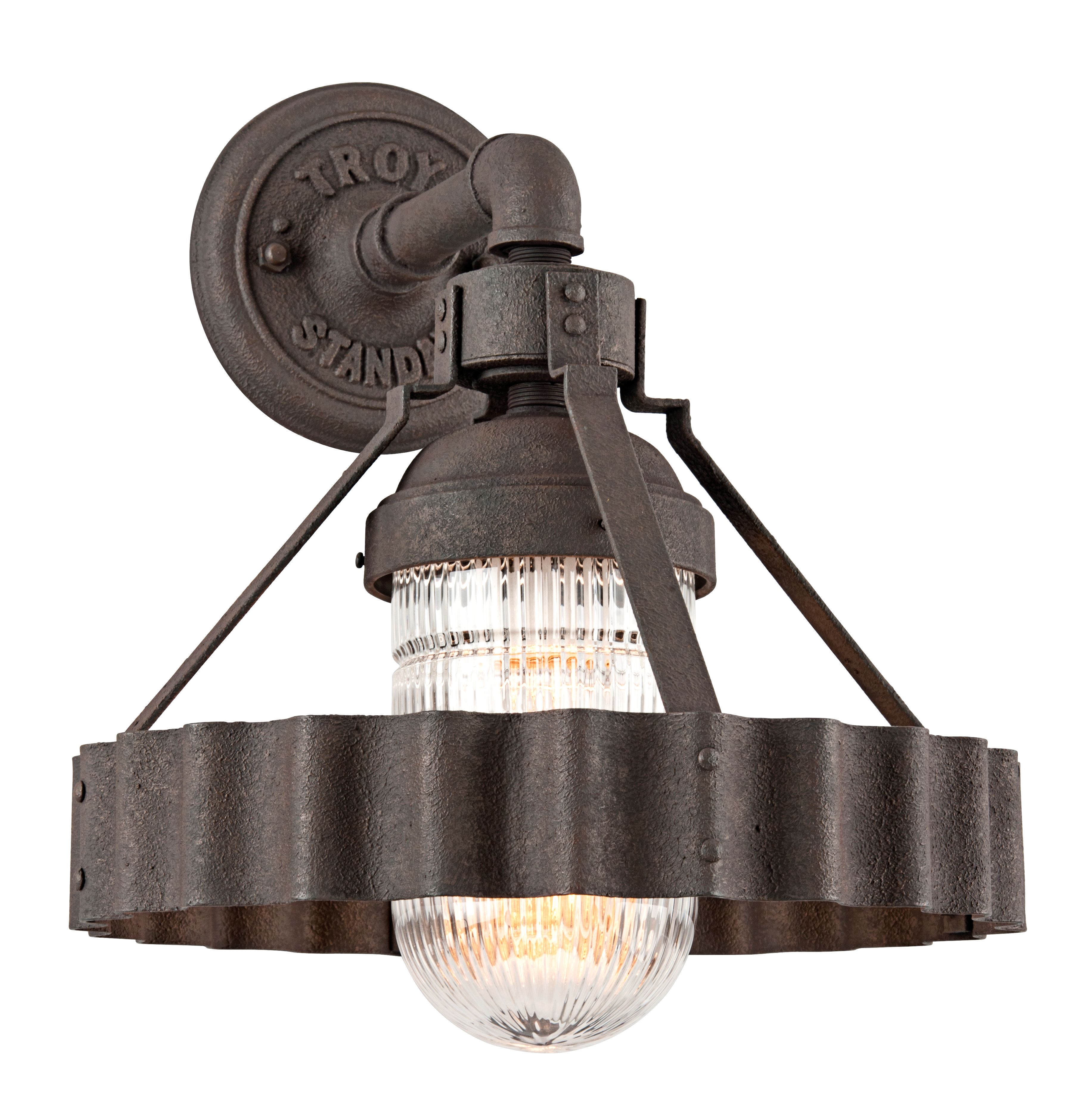 Canary Wharf 16" High Burnt Sienna Wall Sconce