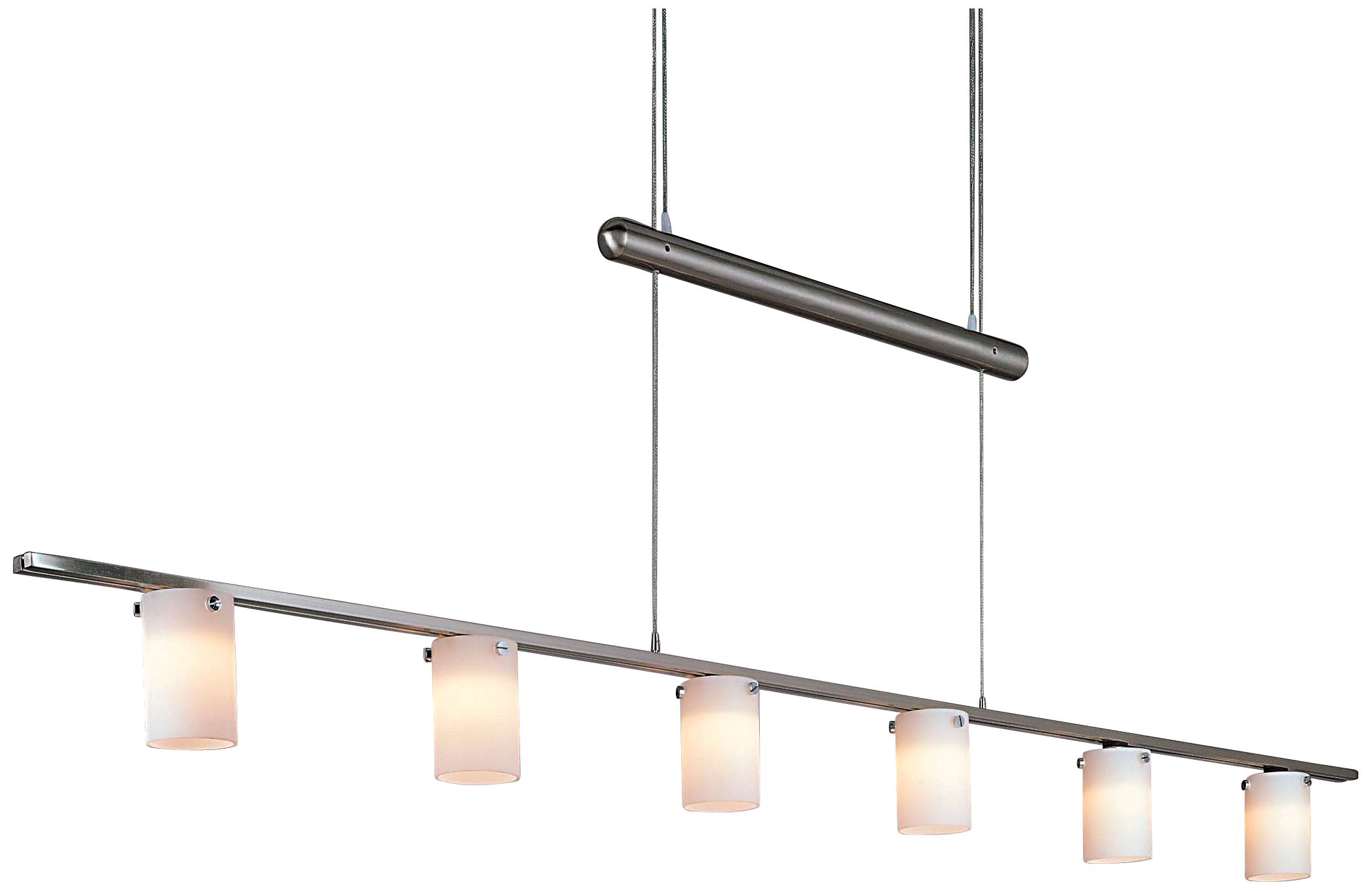 George Kovacs Adjustable Six Light Bar Chandelier