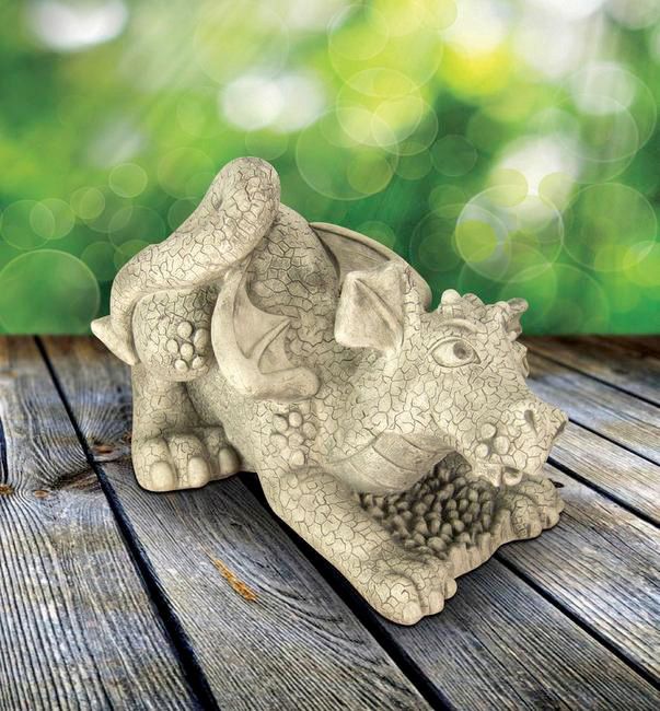 Henri Studio Scout 10 3/4"H Trevia Graystone Garden Statue