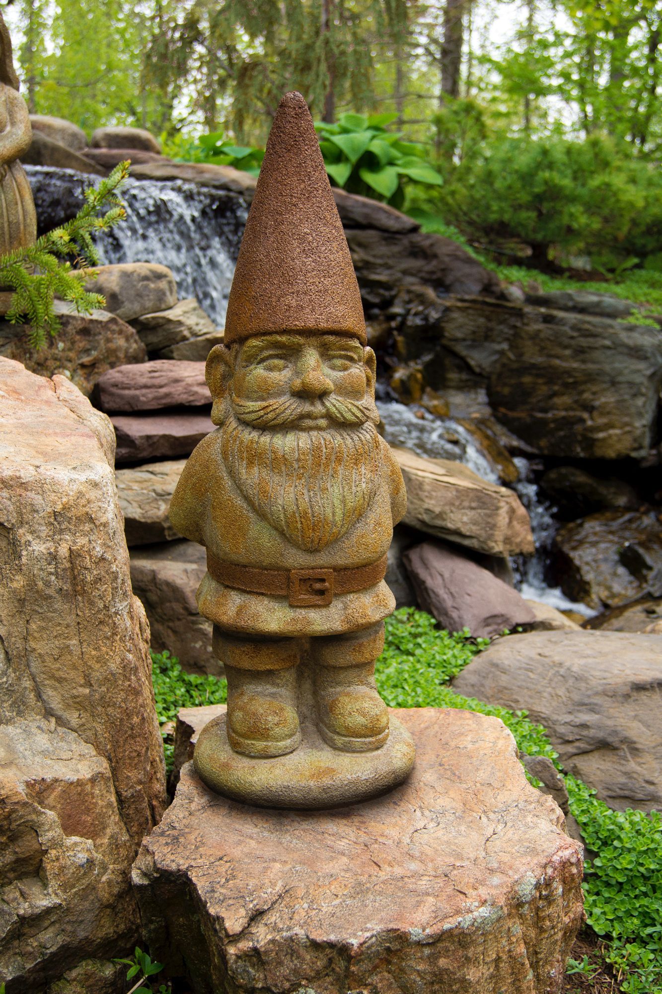 Ziggy the Gnome 29" High Relic Hi-Tone Outdoor Statue