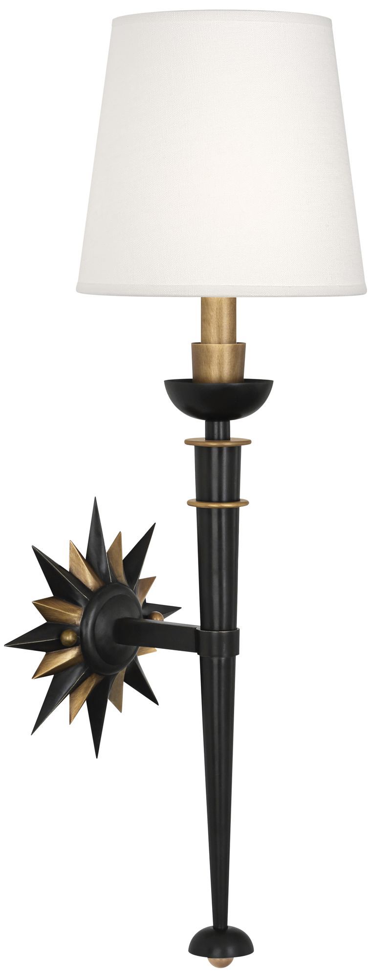 Cosmos 25 3/4" High Patina Bronze and Warm Brass Wall Sconce