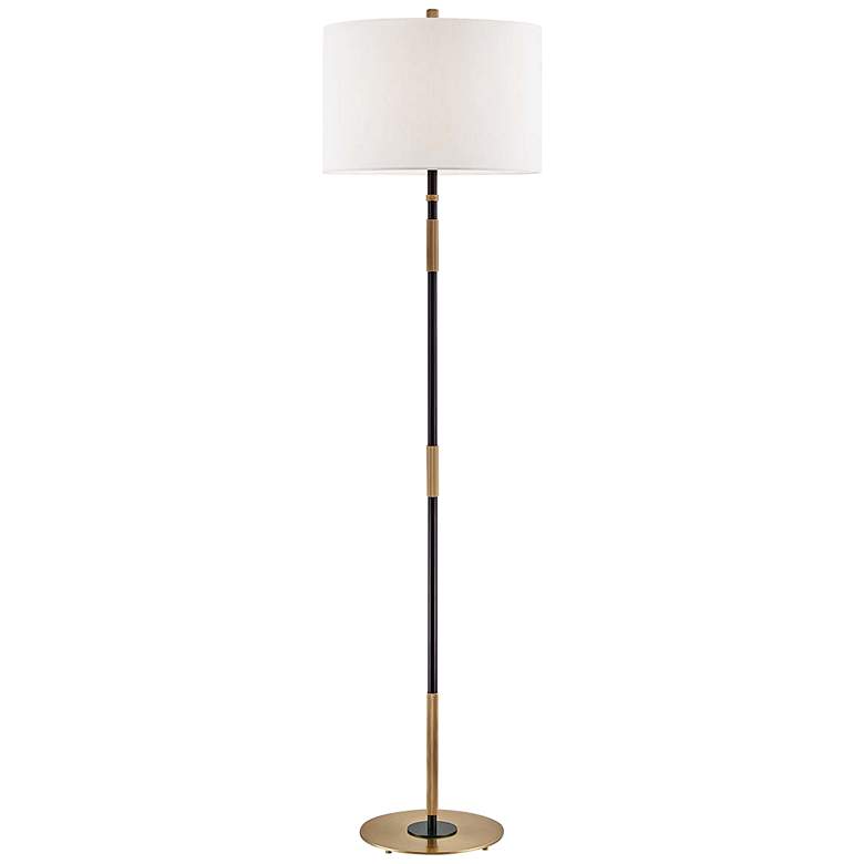 Hudson Valley Bowery Aged Old Bronze Floor Lamp