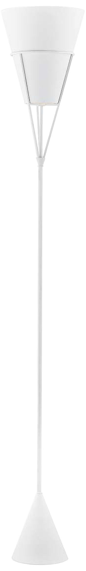 Hudson Valley Lange White Plaster Floor Lamp
