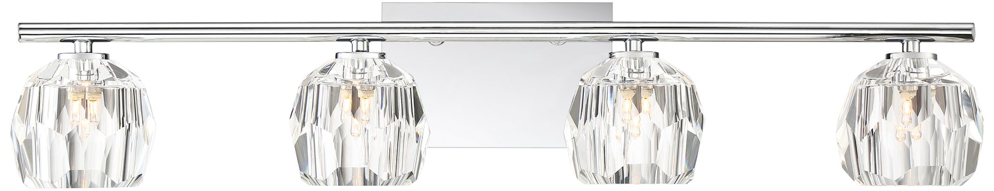 Quoizel Regalia 30 1/4"W Polished Chrome 4-Light Bath Light