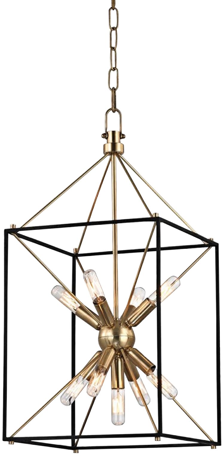Hudson Valley Glendale 24 3/4" High Aged Brass Modern Pendant Light