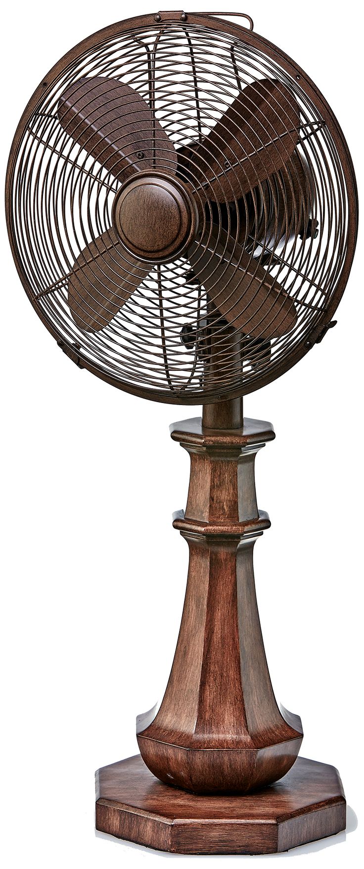 9 Coronado Brown Rustic Tabletop Fan 70r56 Lamps Plus