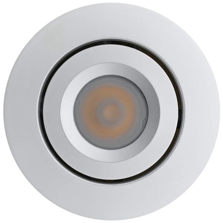 Orba 2 Wide White Led Recessed Mount Under Cabinet Light 70t44