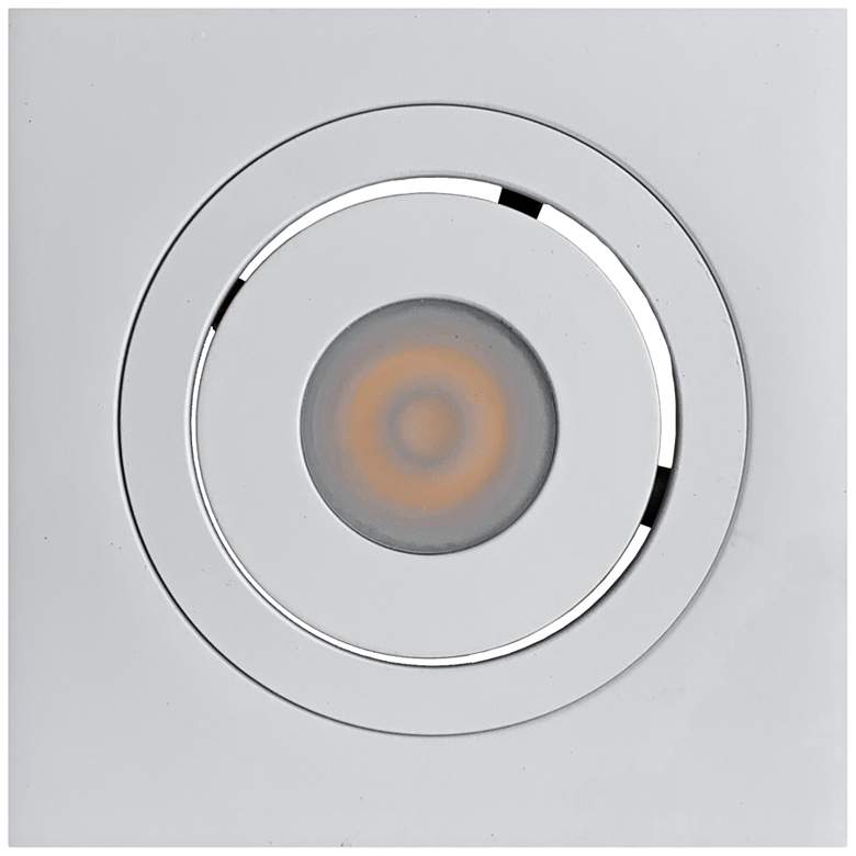 Image 1 Selbo 2 1/2"W White LED Recessed Mount Under Cabinet Light