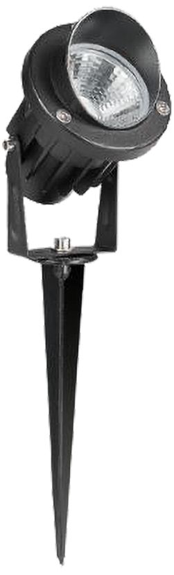 Furia 7 1/2" High Black 7W LED Landscape Spot Light