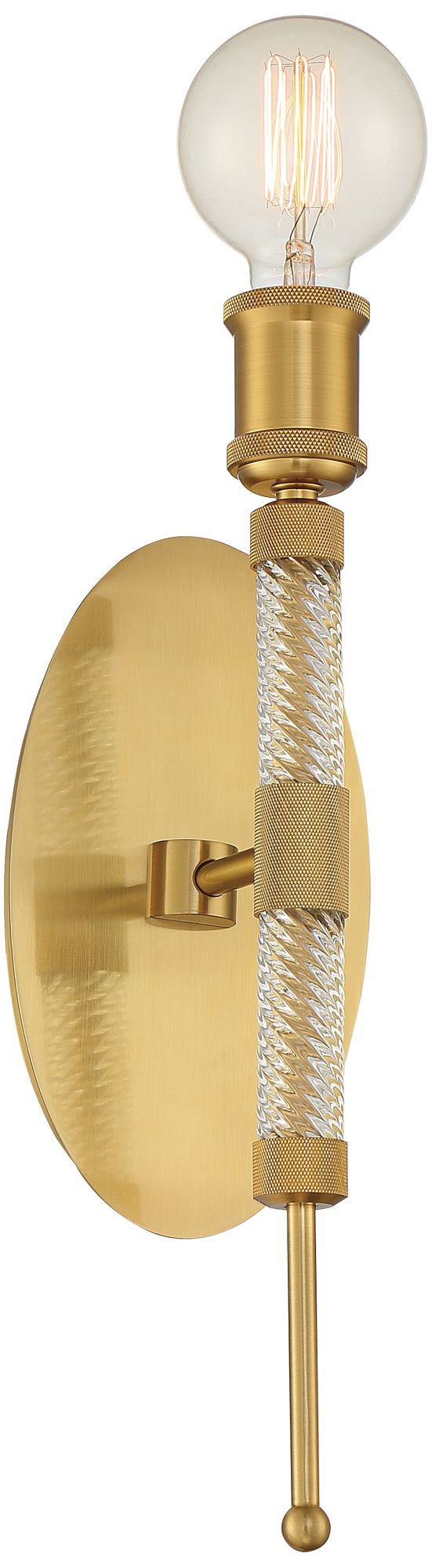 Possini Euro Reon 20" High Slim Brass Wall Sconce
