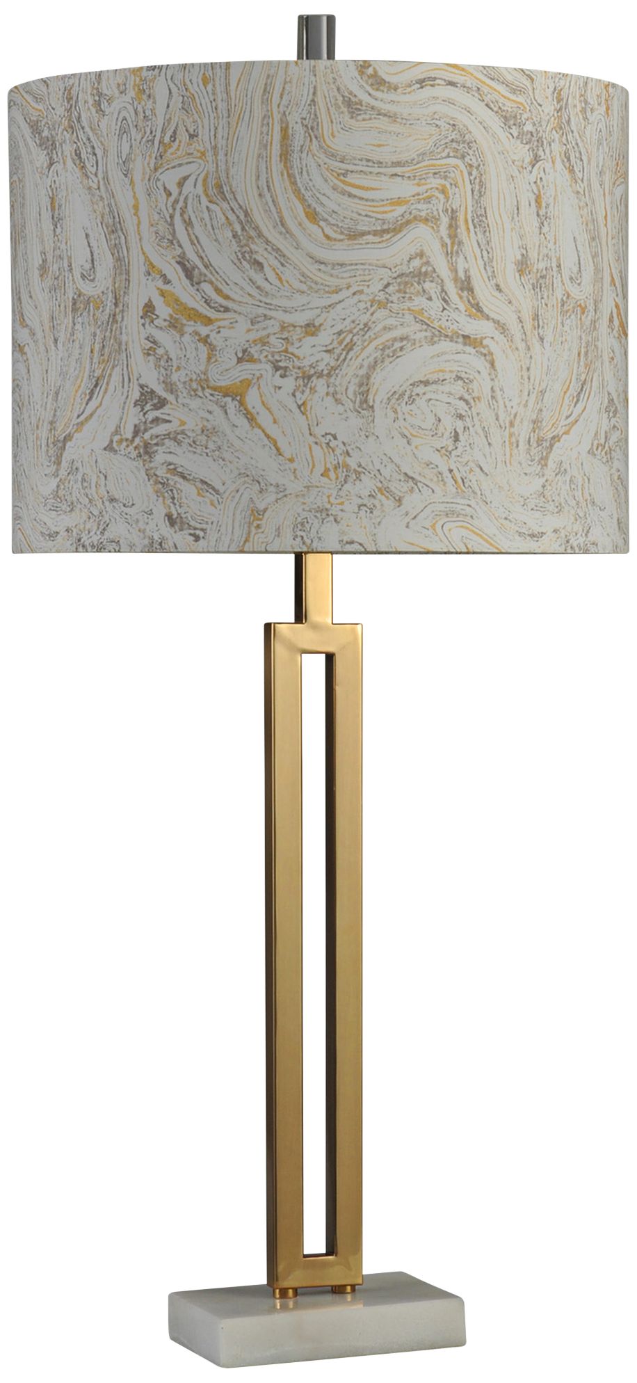Marble Gold Finish Steel Table Lamp 70V34 Lamps Plus