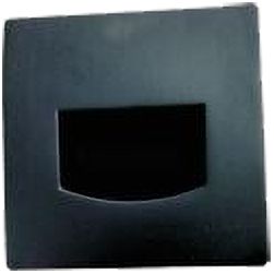 Urbana 3 1/4" Wide Black LED Edge Step Light