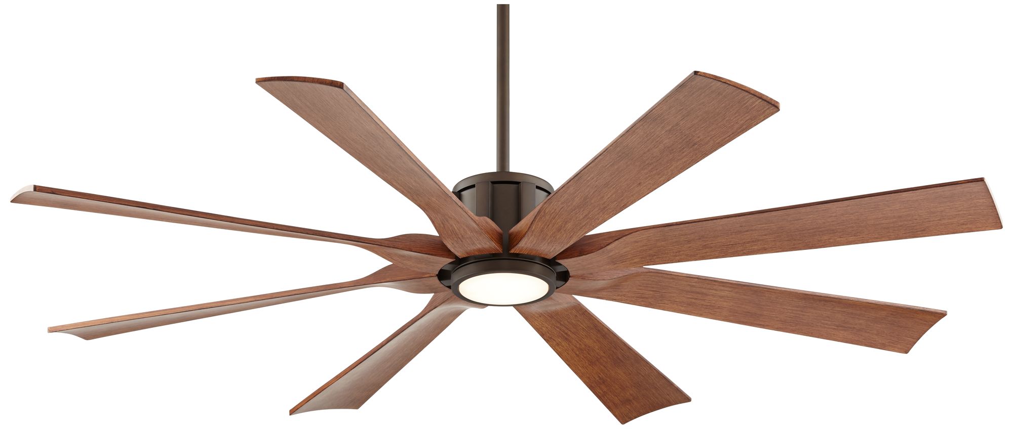 60" Possini Euro Defender Bronze Outdoor LED Ceiling Fan ...