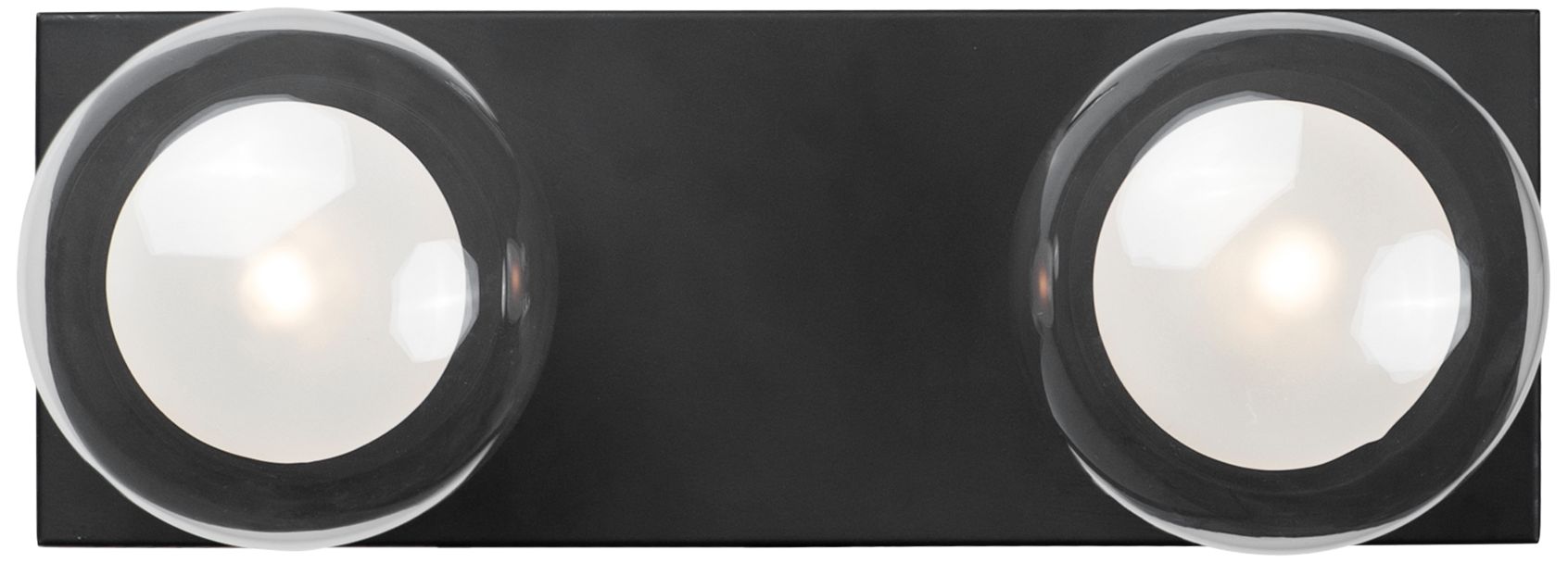 ET2 Pod 4 3/4" High Black 2-Light LED Wall Sconce