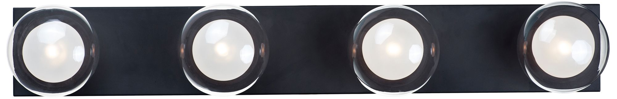 ET2 Pod 30 3/4" Wide Black 3-Light LED Bath Light