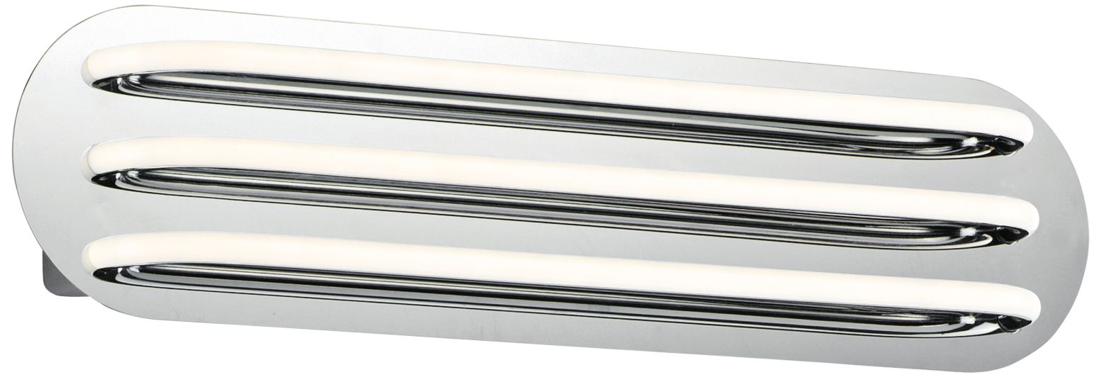 ET2 Neon 23 1/2" Wide Polished Chrome 3-Light LED Bath Light