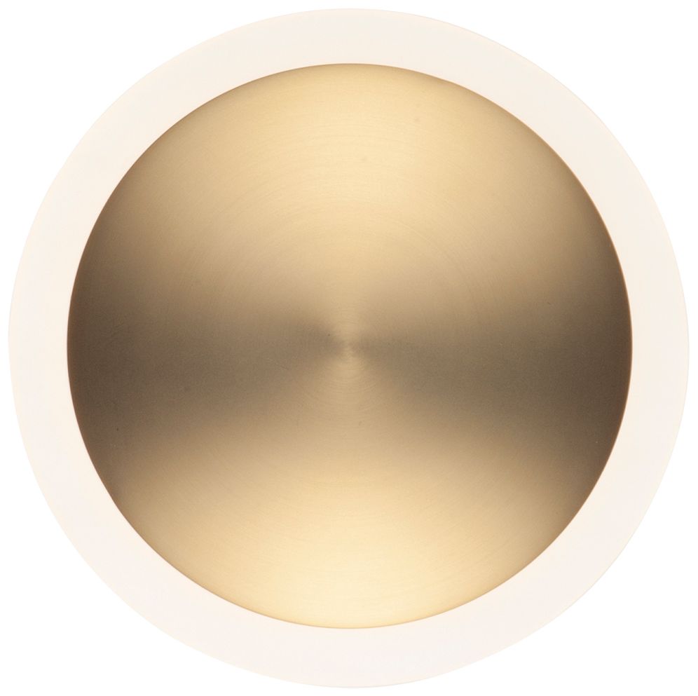 ET2 Saucer 7" High Gold LED Wall Sconce