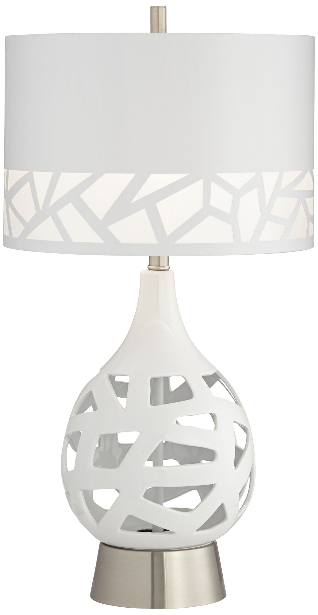 patterned table lamp