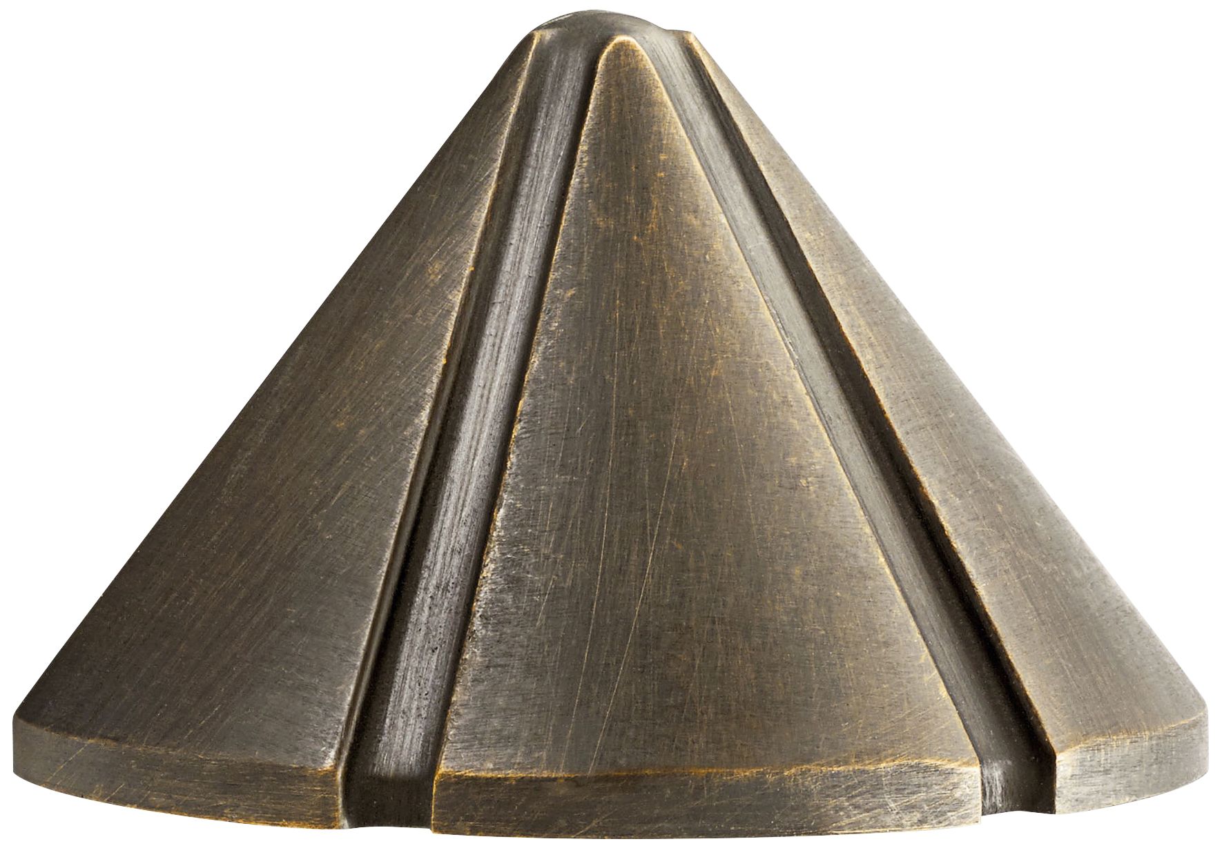 Conical 3 3/4" Wide Centennial Brass 2700K LED Deck Light