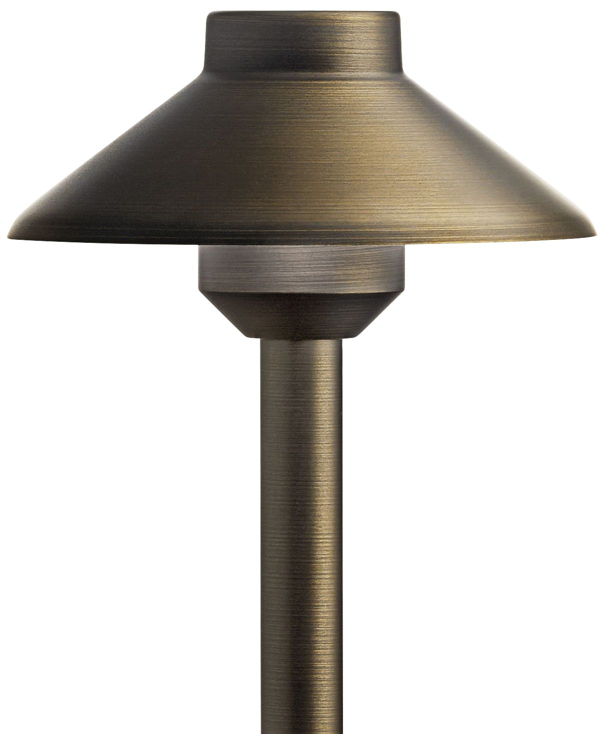Stepped Dome 15" High Centennial Brass 3000K LED Path Light