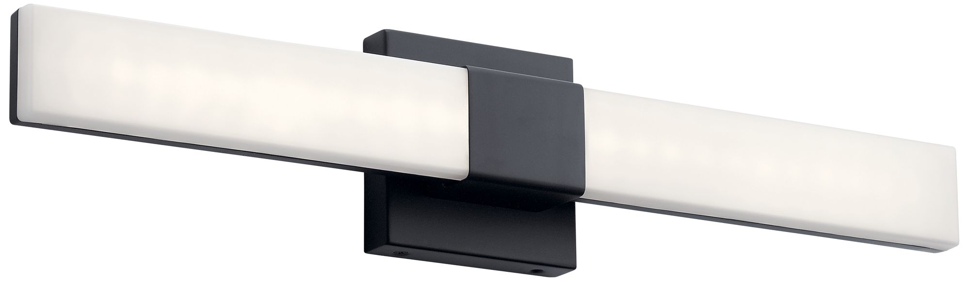 Elan Neltev 24" Wide Matte Black LED Bath Light