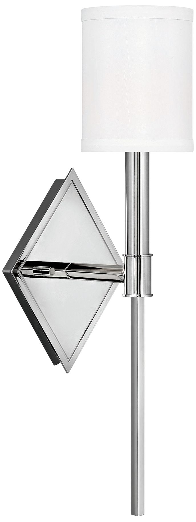 Hinkley Buchanan 13 3/4" High Polished Nickel Wall Sconce