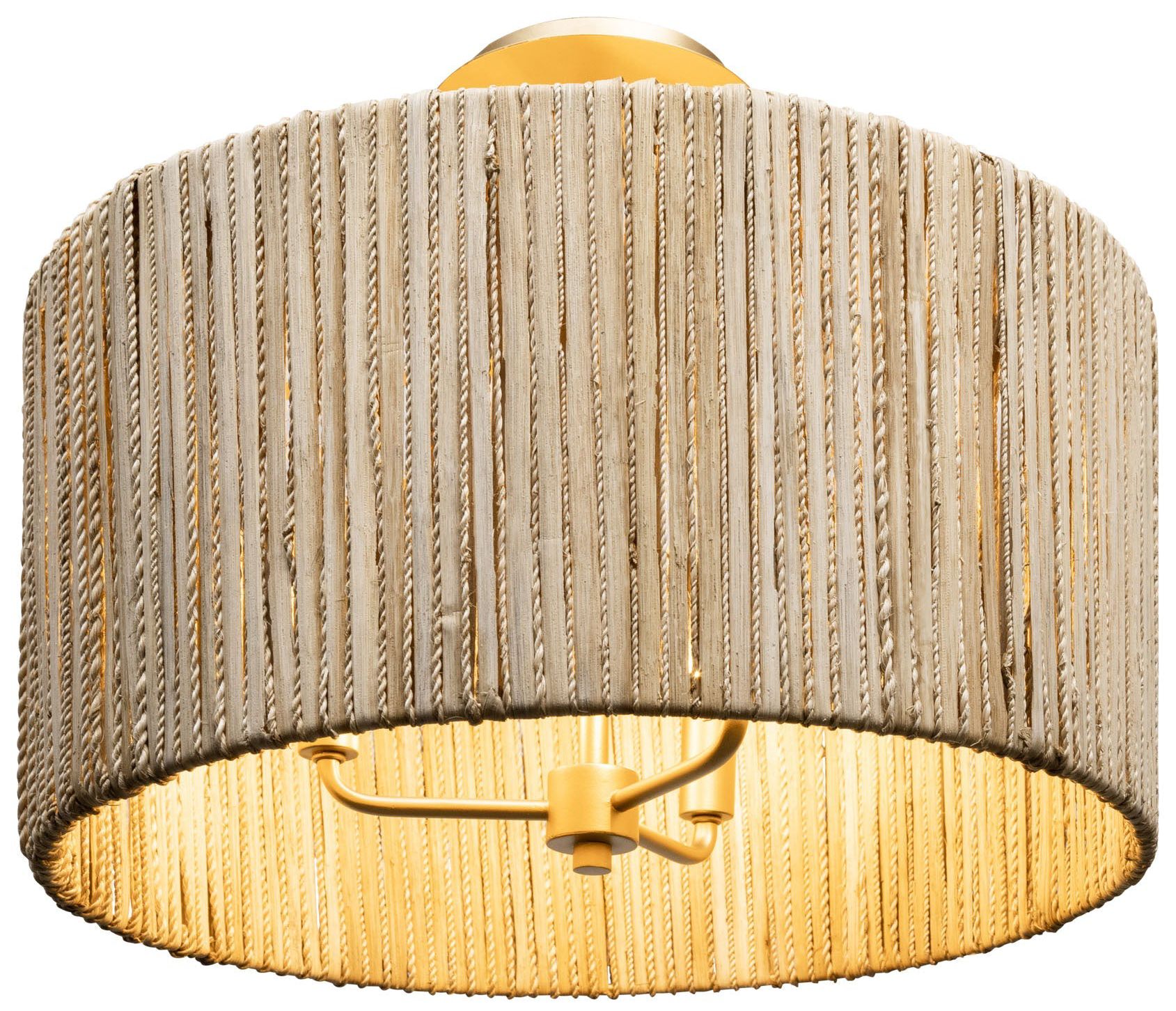 Varaluz Jacob's Ladder 3-lt Semi-flush - French Gold